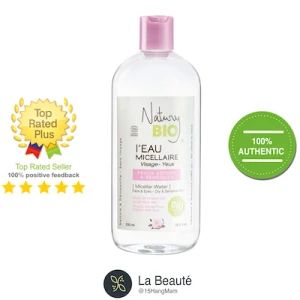 Natury Bio Eau Micellaire Peaux Sèches et Sensibles - Nước Tẩy Trang Cho Da Khô 530ml