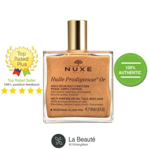 Nuxe Huile Prodigigieuse Or - Dầu Khô Đa Năng Có Nhũ 50ml