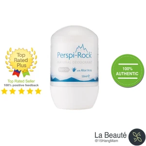 Perspi-Rock Natural Deodorant Roll-On With Aloe Vera - Lăn Khử Mùi Lô Hội Tự Nhiên 50ml