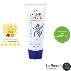 Reihaku Hatomugi Hand Cream - Kem Dưỡng Da Tay Ý Dĩ 65g
