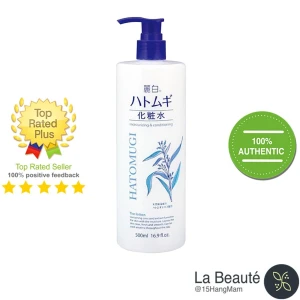 Reihaku Hatomugi Lotion - Nước Hoa Hồng Ý Dĩ Cấp Ẩm, Se Khít Lỗ Chân Lông 500ml