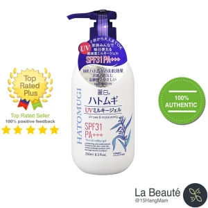 Reihaku Hatomugi The UV Milky Gel SPF 31/PA - Sữa Dưỡng Da Cấp Ẩm Và Chống Nắng 250ml