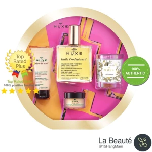 Set Quà Tặng Dầu Dưỡng Nuxe Kèm Dưỡng Tay Và Dưỡng Môi Xinh Xắn