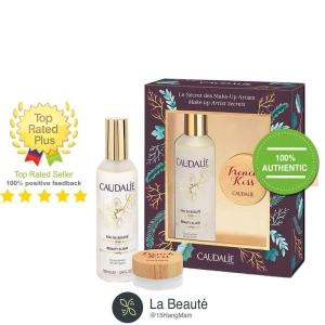 Set Xịt Dưỡng Caudalie Beauty Elixir Bản Limited Hũ Dưỡng Môi Frenchkiss