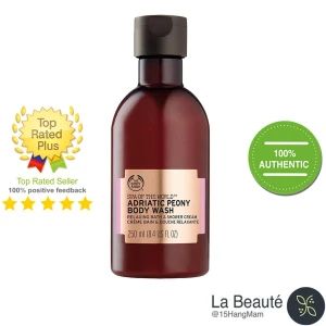 The Body Shop Adriatic Peony Bath & Shower Cream - Kem (Sữa) Tắm Spa of the World 250ml