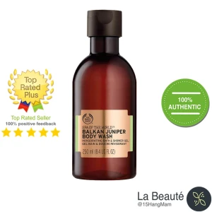 The Body Shop Balkan Juniper Bath & Shower Gel - Sữa Tắm Spa of the World 250ml