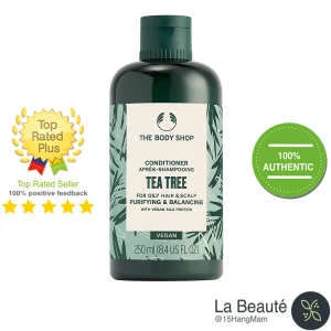 The Body Shop Tea Tree Purifying and Balancing Conditioner Dầu Xả Tràm Trà Cho Tóc Dầu 250ml