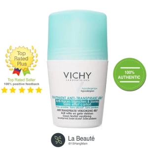 Vichy 48H Anti-Transpirant Spots Deodorant Roll-On - Lăn Khử Mùi Ngăn Ố Vàng 50ml