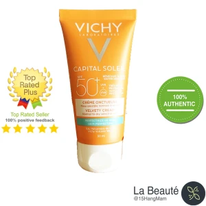 Vichy Capital Soleil Velvety Cream SPF 50 - Kem Chống Nắng Dành Cho Da Khô Nhạy Cảm 50ml