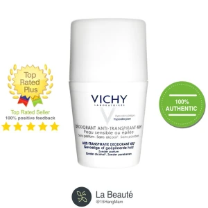 Vichy Déodotant Anti- Transpirant 48H For Sensitive Skin 50ml - Lăn Khử Mùi Dành Cho Da Siêu Nhạy Cảm 50ml