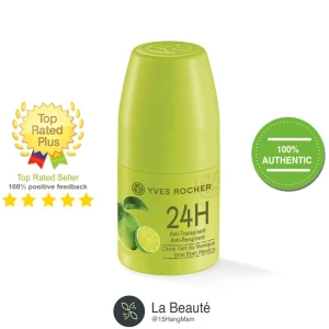Yves Rocher 24H Anti Perspirant Lime From Mexico - Lăn Khử Mùi Hương Chanh Mexico 50ml