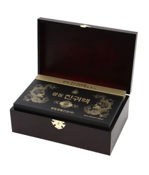 Nước Đông Trùng Hạ Thảo KANGHWA Hàn Quốc hộp gỗ 60 ống * 20ml (bổ dược tăng lực)