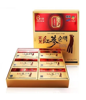 Nước Hồng Sâm 100% POCHEON Hàn Quốc hộp 30 gói * 80ml (Korean Red Ginseng Extract Drink)