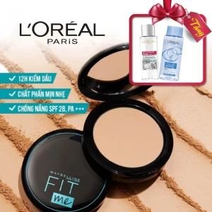 Phấn Phủ Mịn Maybelline Fit Me oil conntrol 128 warm nude - Giá cực rẻ!
