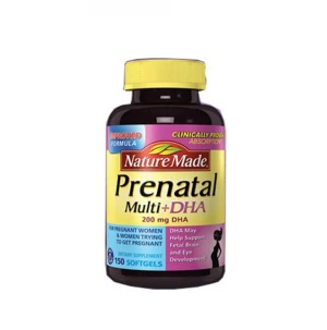 Sản Phẩm Hỗ Trợ Cho Phụ Nữ Mang Thai Nature Made Prenatal Multi DHA 200mg - Giá cực rẻ!