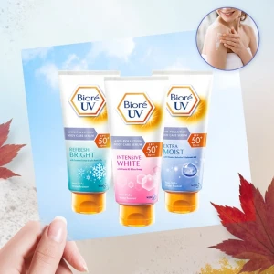 Serum chống nắng dưỡng thể kháng bụi Biore UV Anti-Pollution Body Care Serum SPF50/PA - Giá cực rẻ!