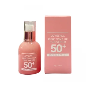 Serum chống nắng lên tone Lovelycc Pink tone Up ampoule SPF 50 30G - Giá cực rẻ!