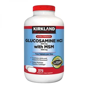 Thực Phẩm Bổ Sung Kirkland Signature Glucosamine HCl 1500mg Với MSM 1500mg - Giá cực rẻ!