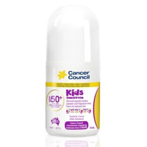 Kem chống nắng Cancer Council Kids SPF 50 /PA 75ml (Dòng trẻ em)