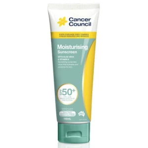 Kem chống nắng Cancer Council Moisturising SPF 50 /PA 110ml (Dòng dưỡng ẩm)