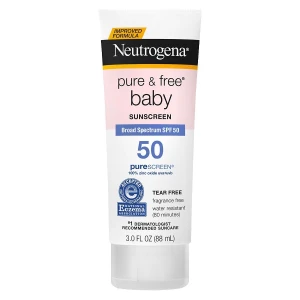 Kem Chống Nắng Cho Trẻ Em Neutrogena Pure & Free Baby Sunscreen Broad Spectrum SPF50 (88ml)