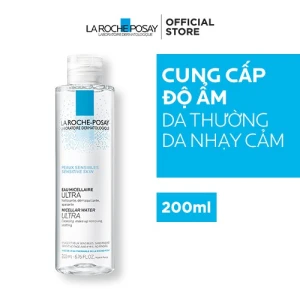 Nước tẩy trang cho da nhạy cảm La Roche-Posay Micellar Water Ultra Sensitive Skin 200ml