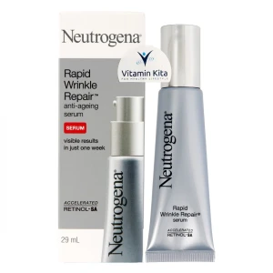 Serum chống lão hóa, đốm đen Neutrogena Rapid Wrinkle Repair Retinol Serum, Hyaluronic Acid, Glycerin 29ml