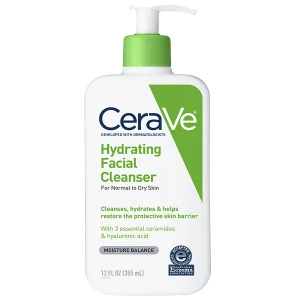 Sữa Rửa Mặt Cerave Hydrating Facial Cleanser Da thường, da khô 355ml