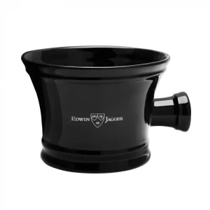 Cốc cạo râu Edwin Jagger Porcelain Black Shaving Bowl