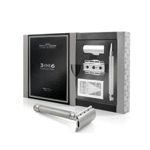 Dao cạo râu Edwin Jagger 3ONE6 Stainless Steel Knurled Safety Razor