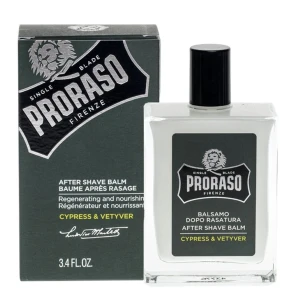 Dưỡng Da Sau Cạo Proraso Aftershave Balm Cypress & Vetyver (Acohol Free)