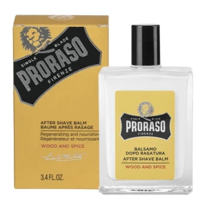 Dưỡng Da Sau Cạo Proraso Aftershave Balm Wood & Spice (Acohol Free)