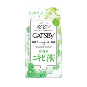 Khăn ướt lau mặt Gatsby Facial Wipe Acne Care Type R