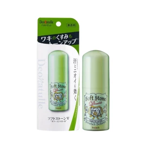 Lăn khử mùi đá khoáng làm sáng da Deonatulle Soft Stone Double Color 20g - Xanh lá