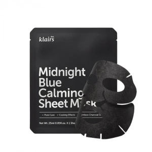 Mặt nạ làm dịu da Dear Klairs Midnight Blue Calming Sheet Mask 25ml