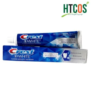 Kem Đánh Răng Crest 3D White Advanced Triple Whitening 158gr