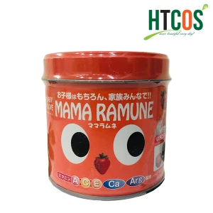 Kẹo Dành Cho Trẻ Biếng Ăn Vị Dâu Mama Ramune 200 Viên Nhật Bản