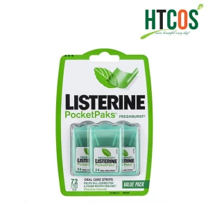 Miếng Ngậm Thơm Miệng Listerine Freshburst Pocketpaks 72 Miếng Mỹ