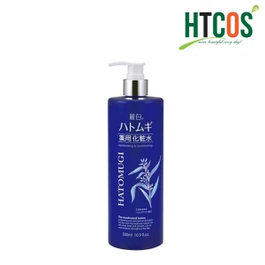 Nước Hoa Hồng Hatomugi The Medicated Lotion Màu Xanh 500ml