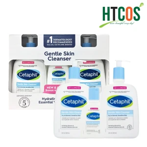 Set Sữa Rửa Mặt Cetaphil NEW & IMPROVED Gentle Skin Cleanser 591ml x 2 118ml