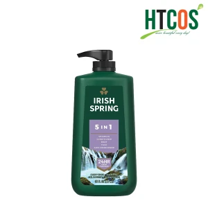Sữa Tắm Gội Irish Spring 5 in 1 24Hr Fresh Body Wash Shampoo 887ml