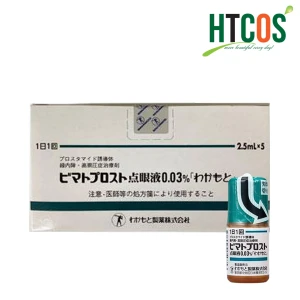 Tinh Chất Dưỡng Mi Bimatoprost Ophthalmic Solution 0.03% Hộp 2.5ml x 5 lọ