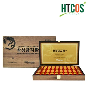 An Cung Ngưu Hoàng Hoàn Samsung Bổ Não Hộp Gỗ 60 viên