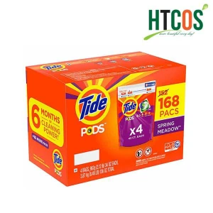 Viên Giặt Tide Pods Spring Meadow Mỹ Thùng 168 Viên