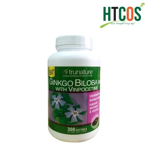 Viên Uống Bổ Não Trunature Ginkgo Biloba With Vinpocetine 120mg 300V