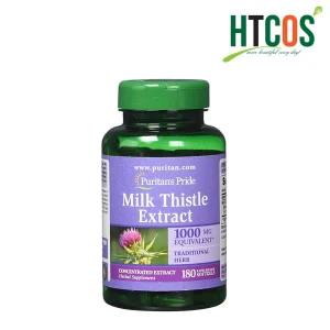 Viên Uống Giải Độc Gan Puritan s Pride Milk Thistle Extract 1000mg 180 Viên Mỹ