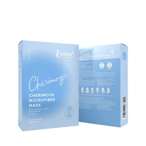 Mặt Nạ Microfiber Mãng Cầu Làm Dịu Da - Emmié Cherimoya Microfiber Mask 28gr - Hộp 10 Miếng