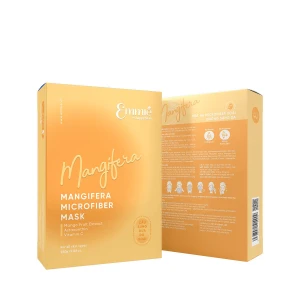 Mặt Nạ Microfiber Xoài Dưỡng Sáng Da - Emmié Mangifera Microfiber Mask 28gr - Hộp 10 Miếng