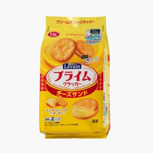 Bánh quy YBC Levain nhân kem phô mai 129.6g (8 cáix2 gói), vị phô mai Cheddar đậm đà