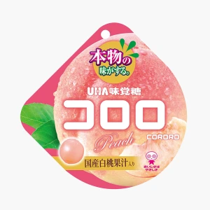 Kẹo dẻo UHA Kororo vị đào trắng 40g 